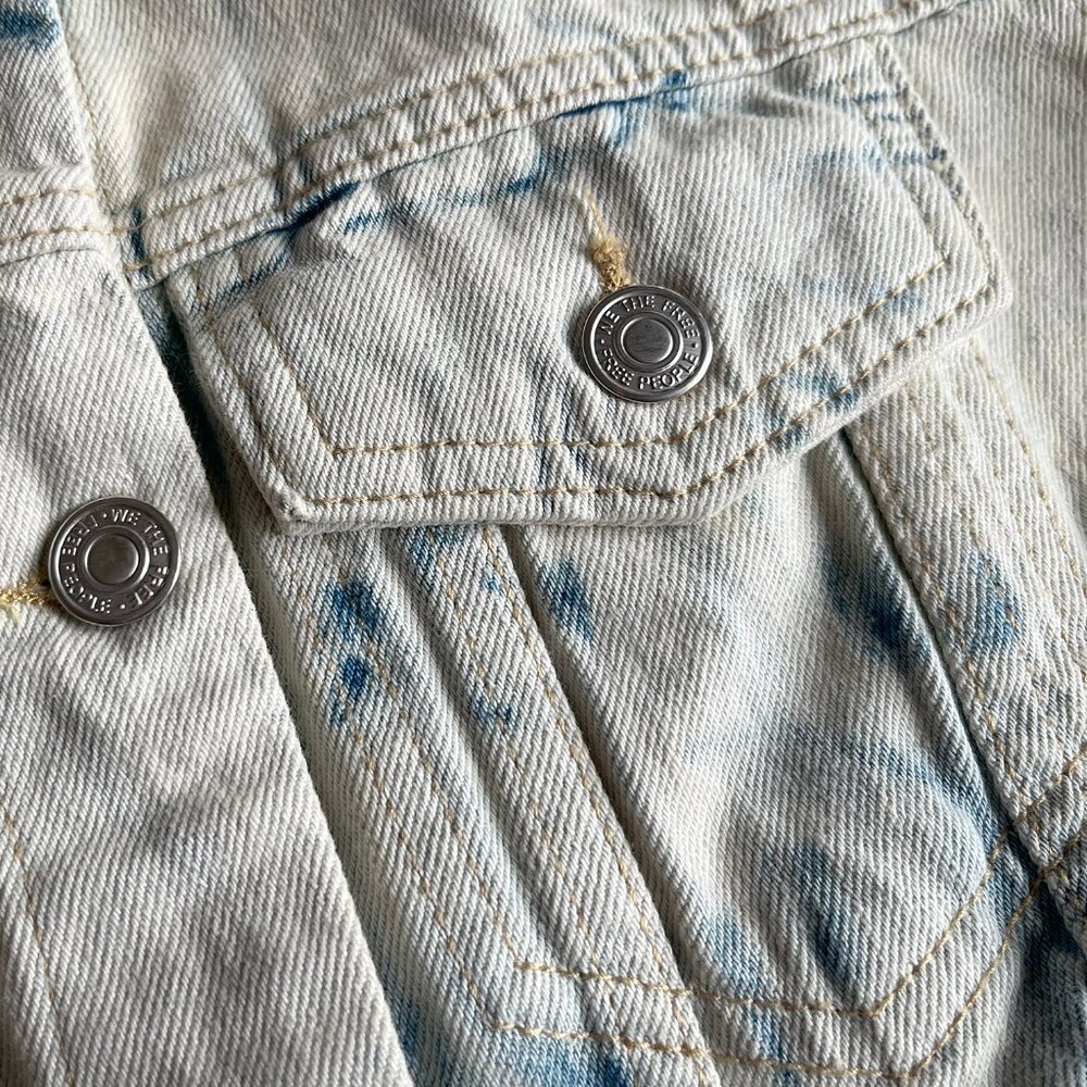 Free People dyed denim jacket S - Picture 4 of 11